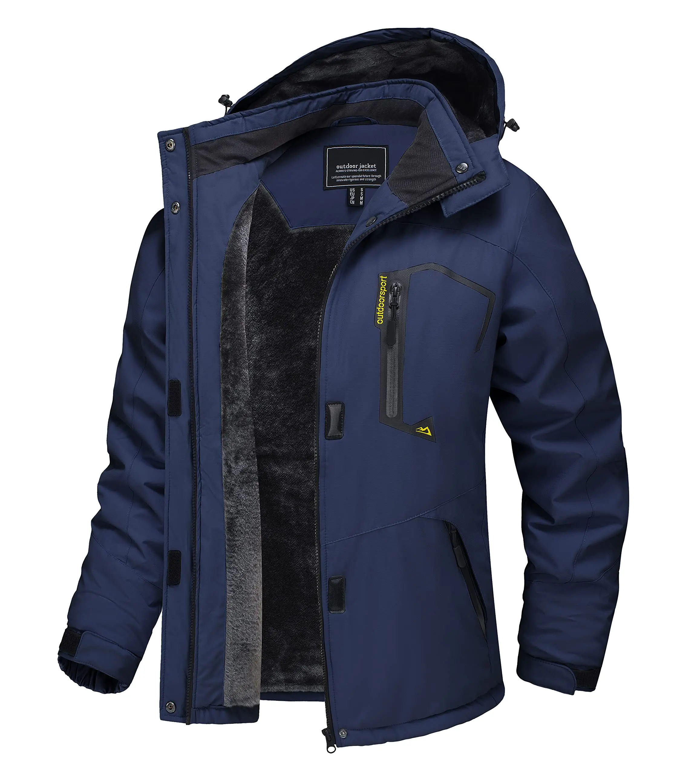 Chaqueta de esquí y snowboard impermeable para mujer, térmica, de forro polar grueso, - Imagen 15