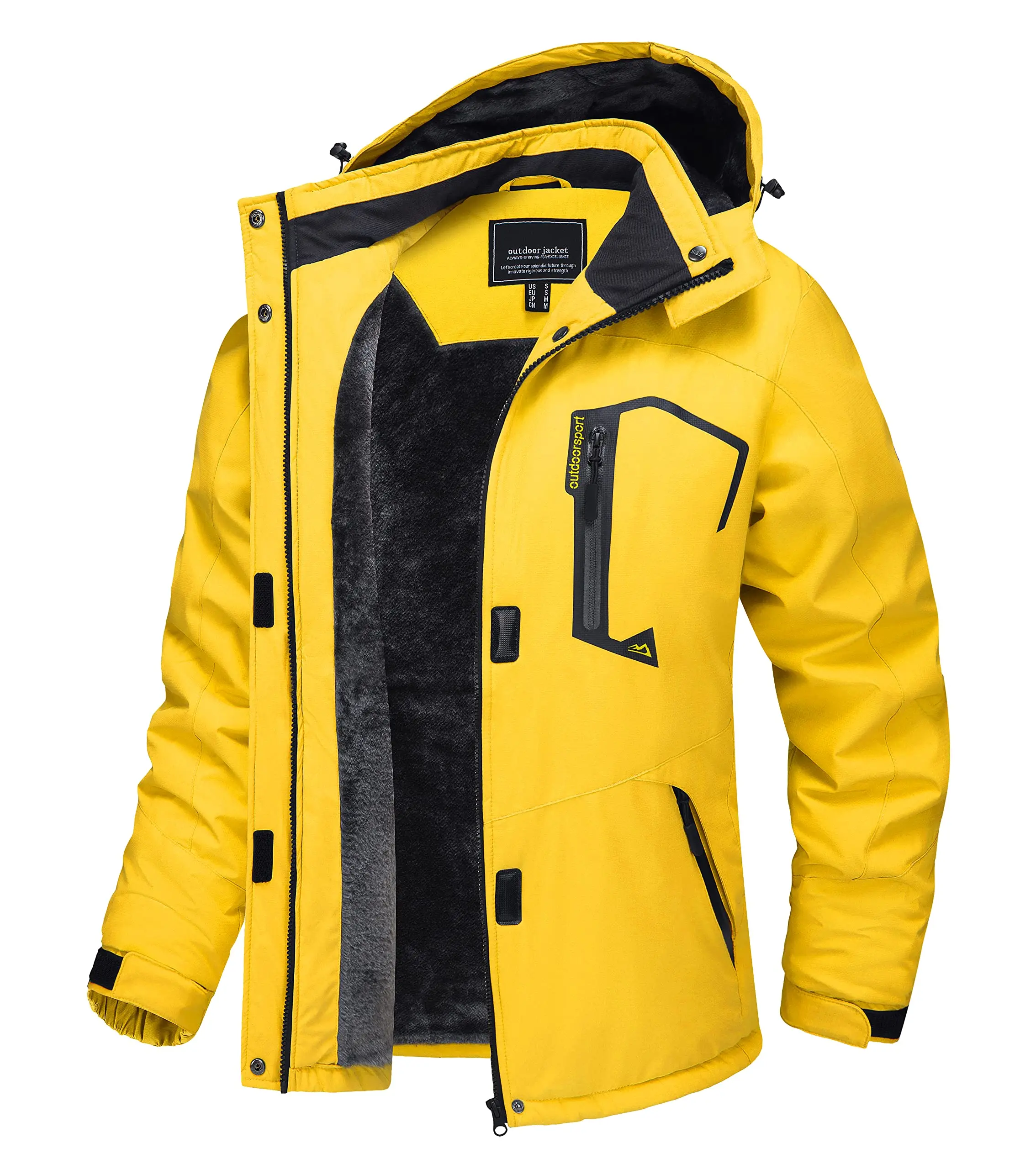 Chaqueta de esquí y snowboard impermeable para mujer, térmica, de forro polar grueso, - Imagen 18