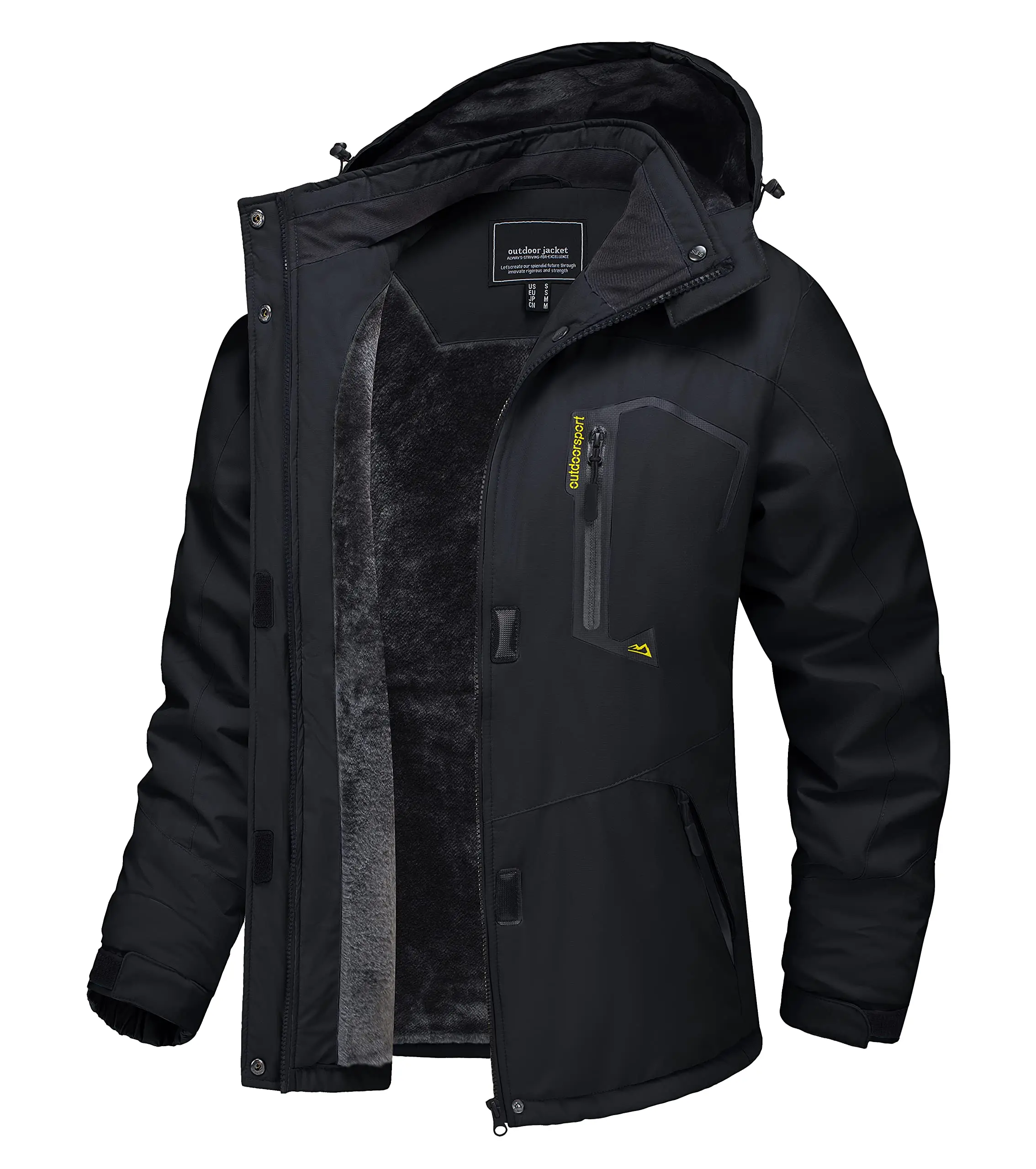 Chaqueta de esquí y snowboard impermeable para mujer, térmica, de forro polar grueso, - Imagen 25