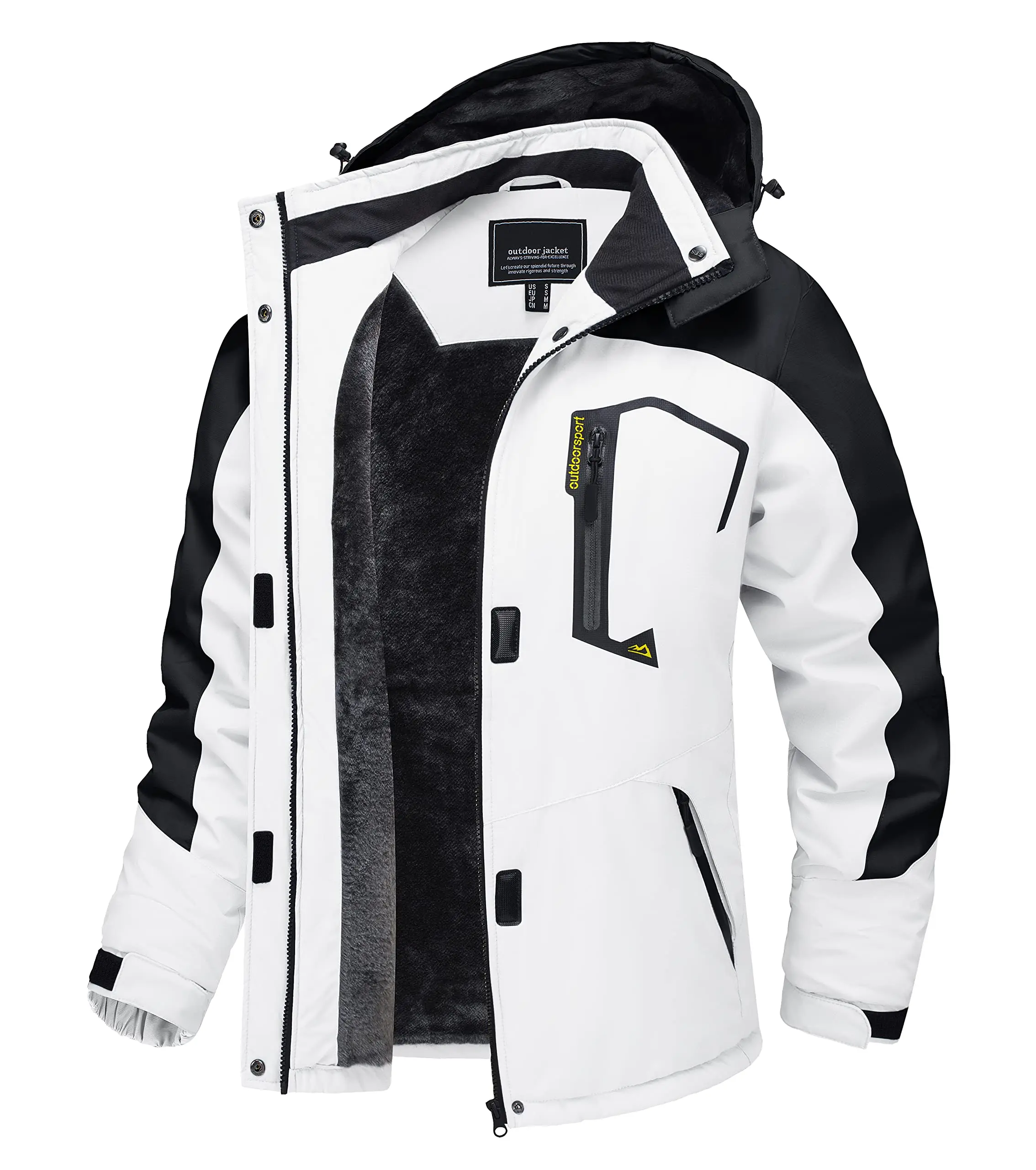Chaqueta de esquí y snowboard impermeable para mujer, térmica, de forro polar grueso, - Imagen 16