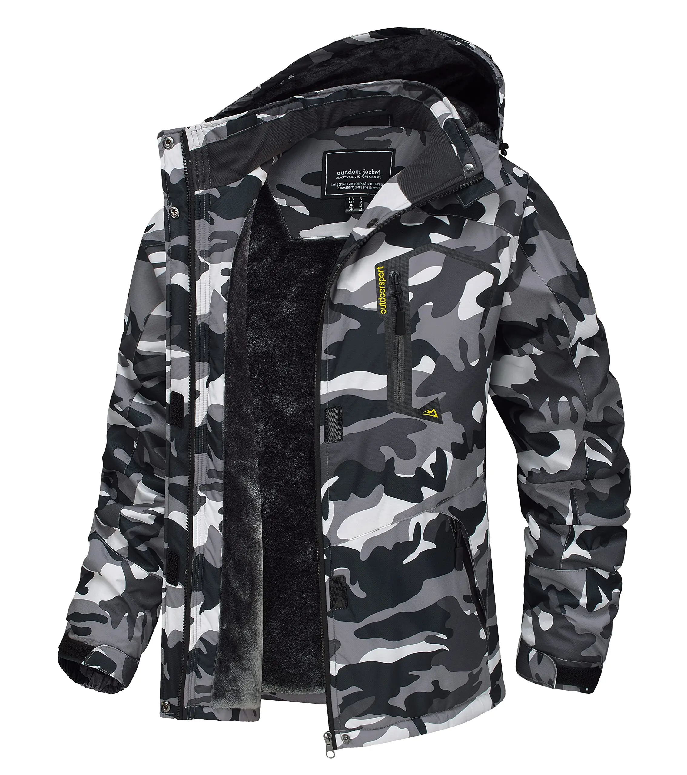Chaqueta de esquí y snowboard impermeable para mujer, térmica, de forro polar grueso, - Imagen 19