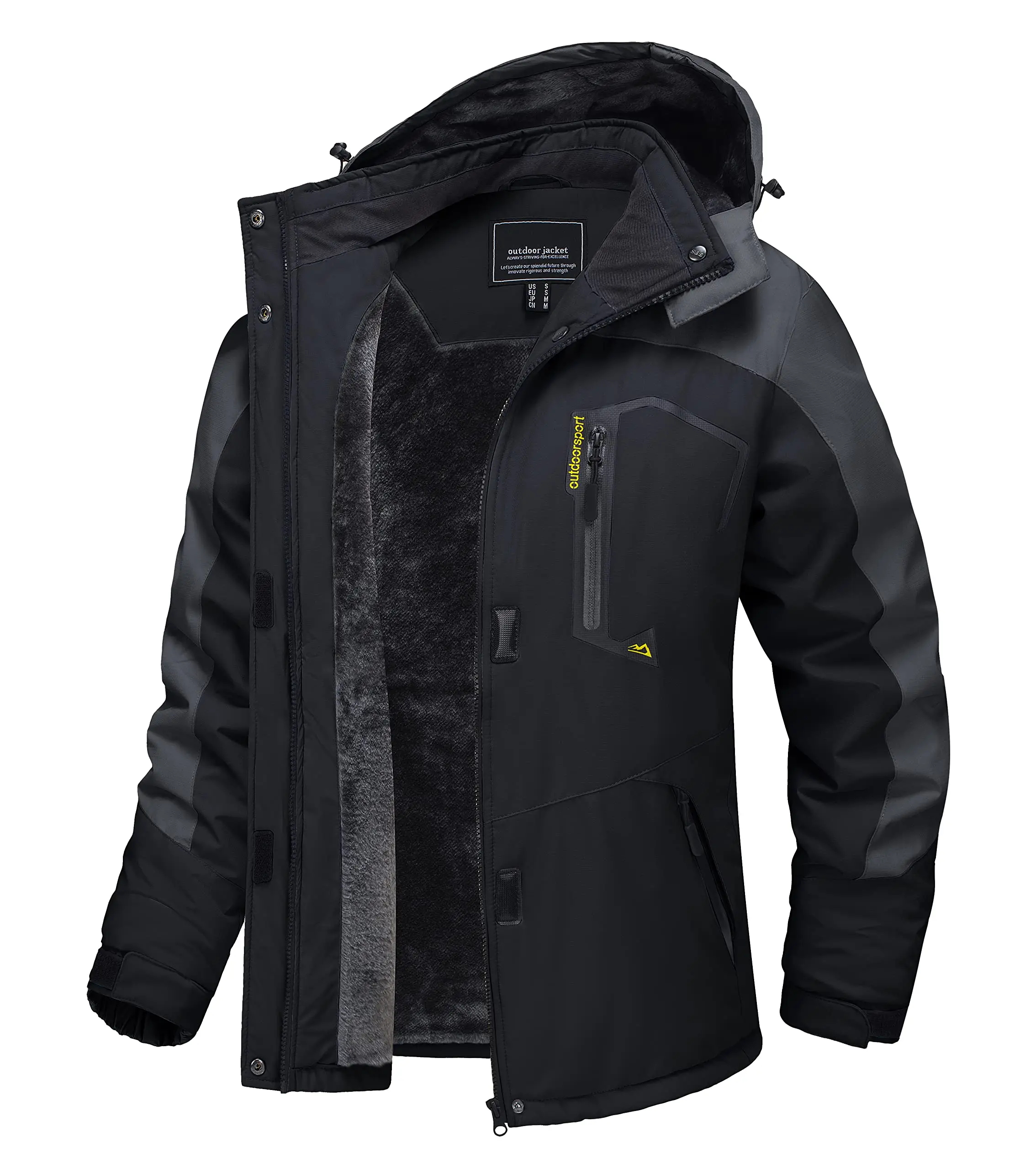 Chaqueta de esquí y snowboard impermeable para mujer, térmica, de forro polar grueso, - Imagen 24