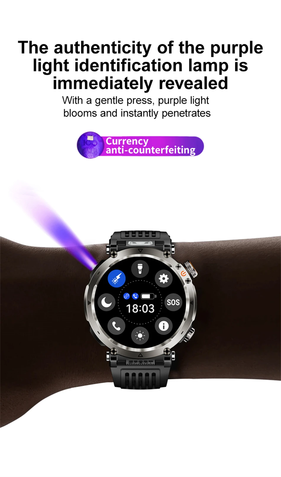 Nuevo reloj inteligente para hombre con batería de 600 mAh - Imagen 20