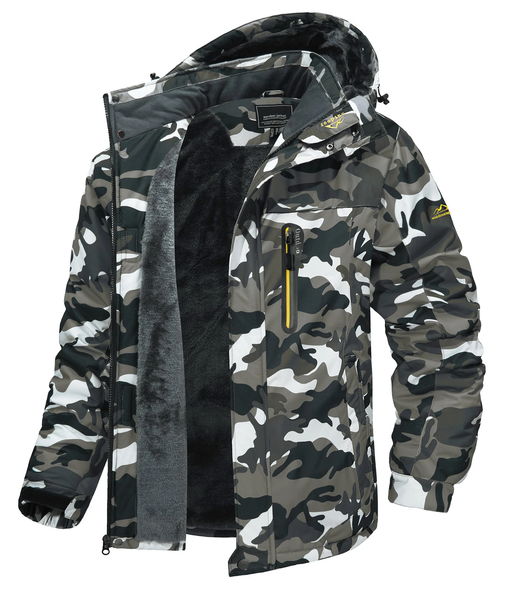 Chaqueta parka impermeable Hombre - Imagen 7