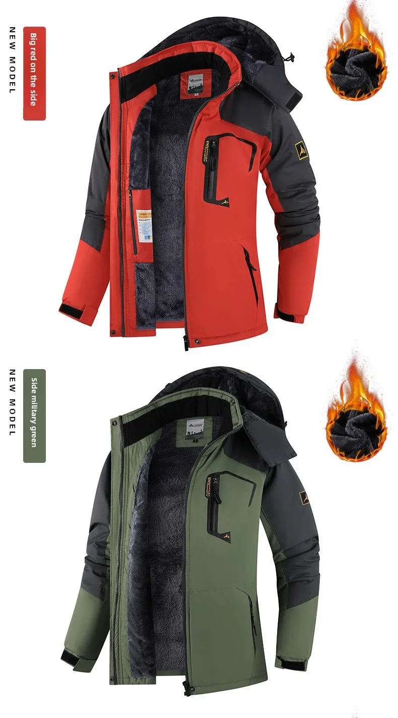 Chaqueta unisex de algodón, cortavientos, transpirable, para actividades al aire libre, - Imagen 38