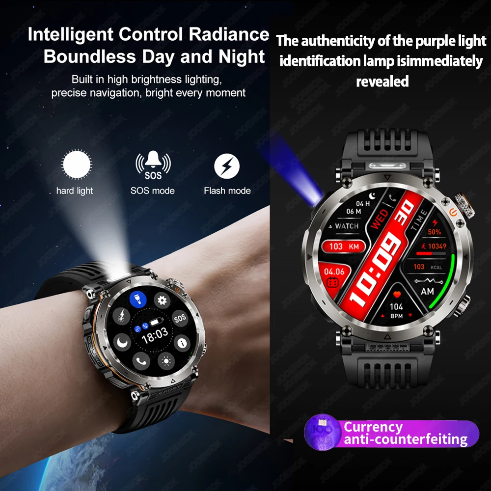Nuevo reloj inteligente para hombre con batería de 600 mAh - Imagen 3