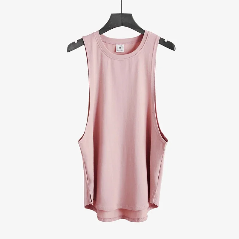Camiseta sin mangas lisa para hombre - Imagen 7