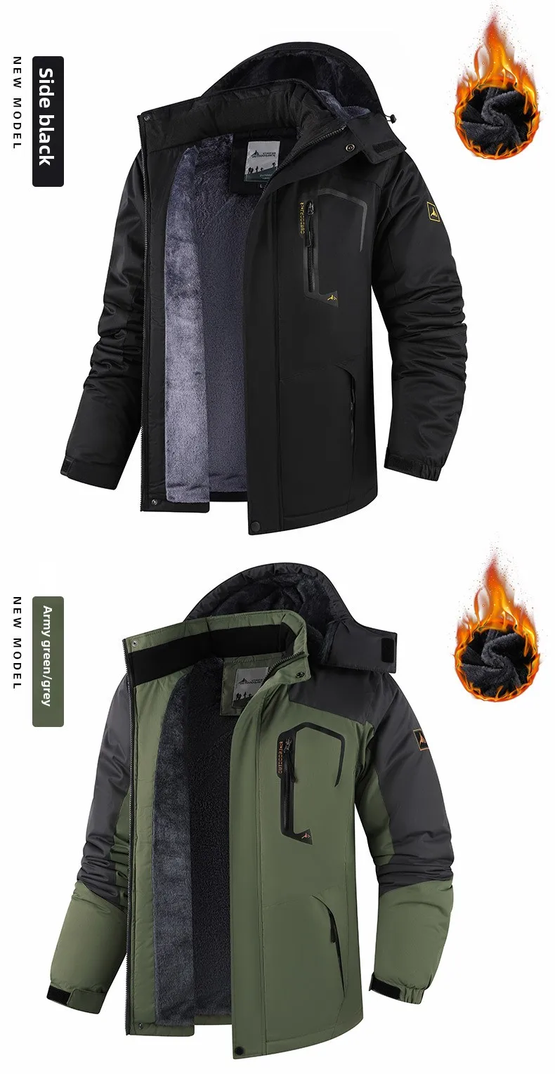 Chaqueta unisex de algodón, cortavientos, transpirable, para actividades al aire libre, - Imagen 35