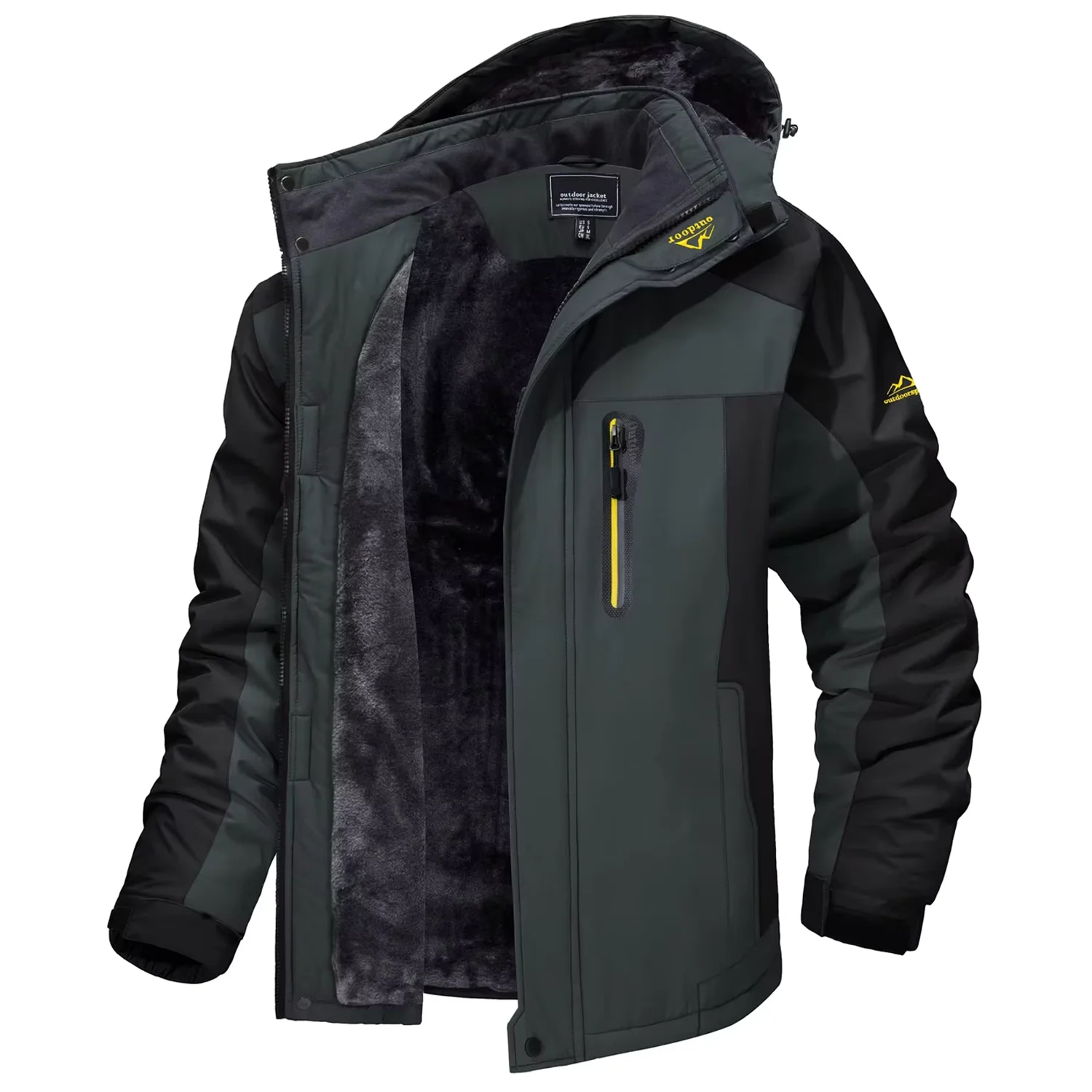 Chaqueta parka impermeable Hombre - Imagen 12