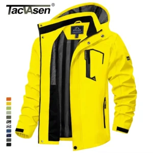 Chaqueta ligera para hombre, cortavientos de malla forrada, impermeable, para lluvia, pesca al aire libre, senderismo, primavera y otoño