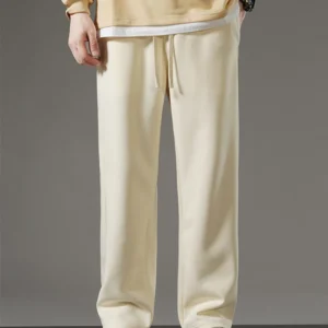 Pantalones deportivos, casuales holgados de algodón.