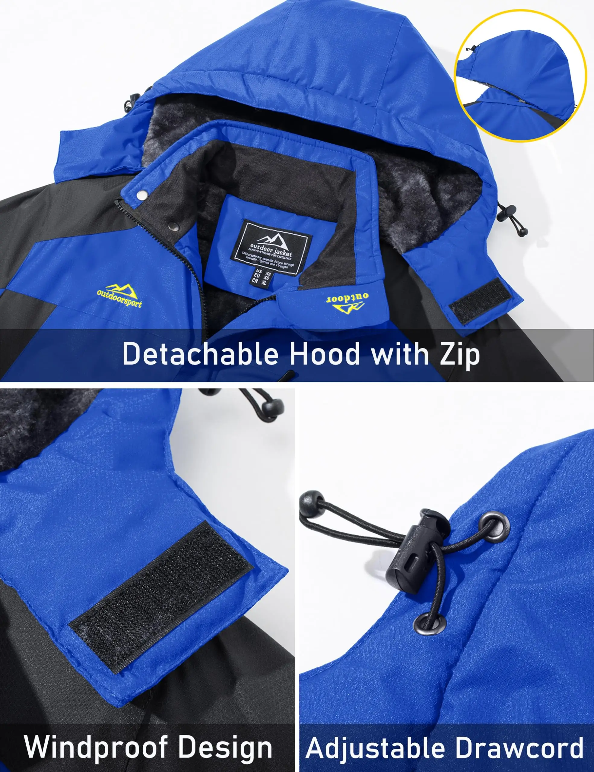 Chaqueta parka impermeable Hombre - Imagen 25