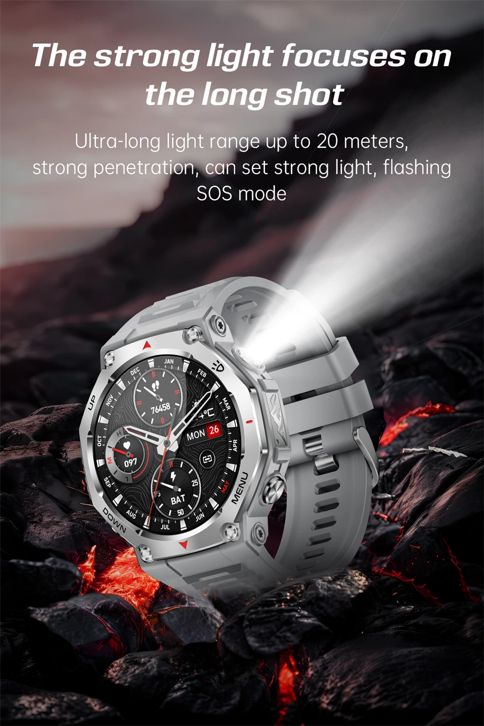 Nuevo reloj inteligente deportivo militar T-Rex 3 - Imagen 30