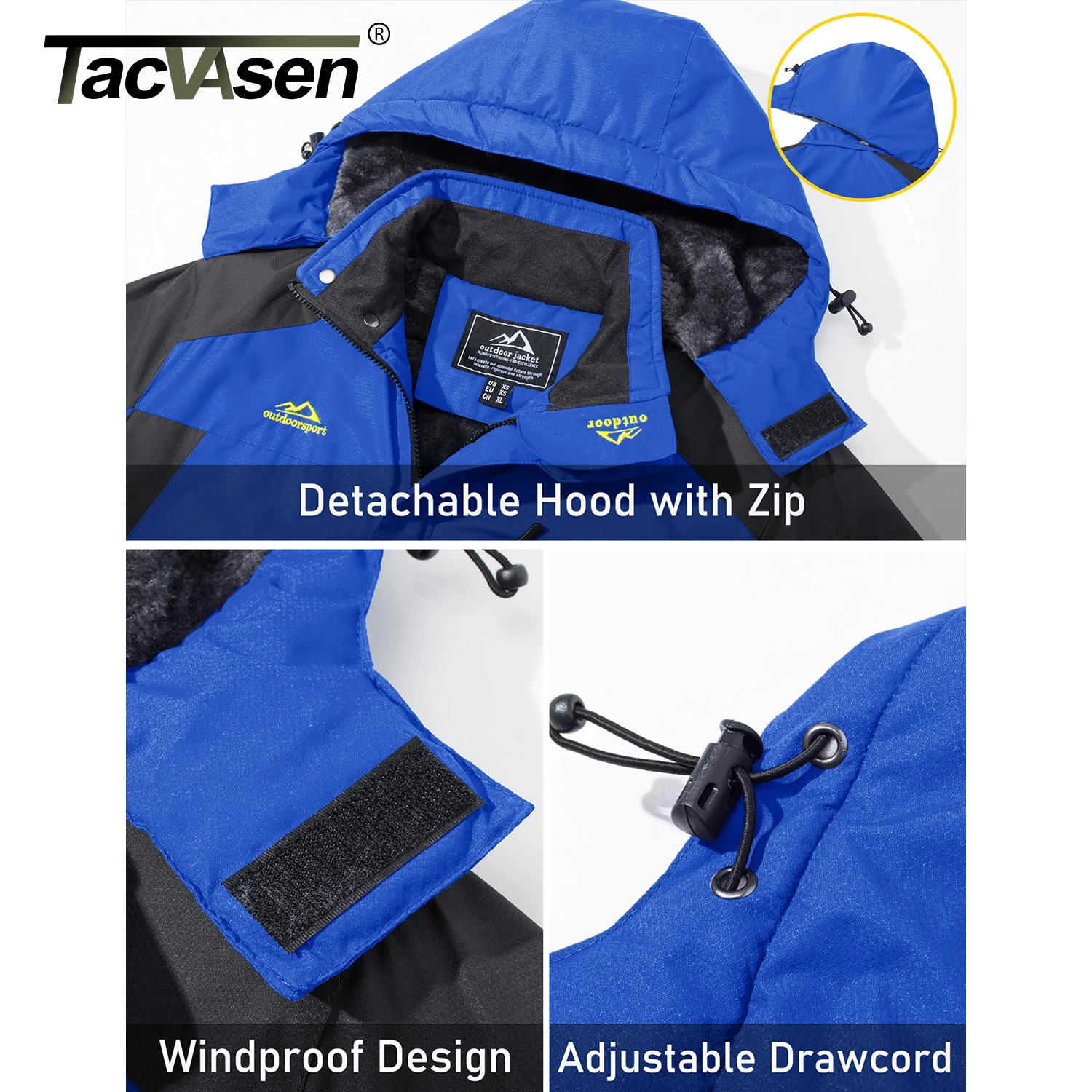 Chaqueta parka impermeable Hombre - Imagen 4