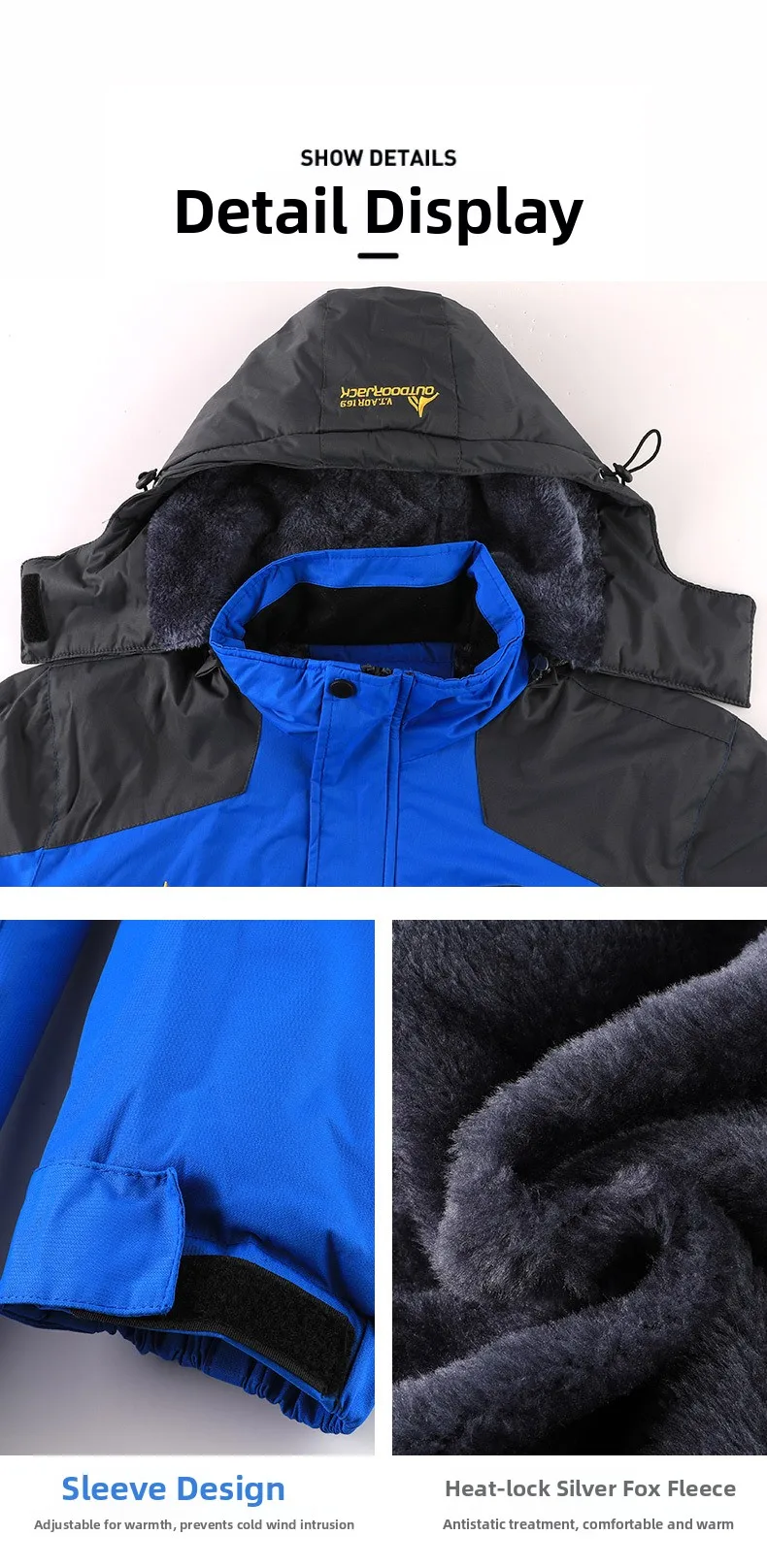 Chaqueta unisex de algodón, cortavientos, transpirable, para actividades al aire libre, - Imagen 40