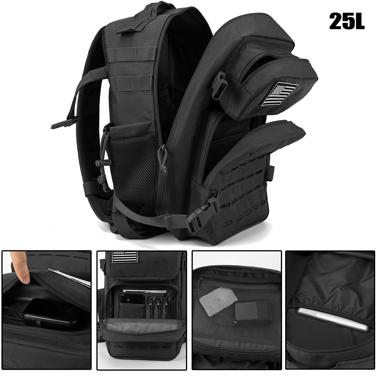 Mochila de senderismo de 25L/45L, - Imagen 5