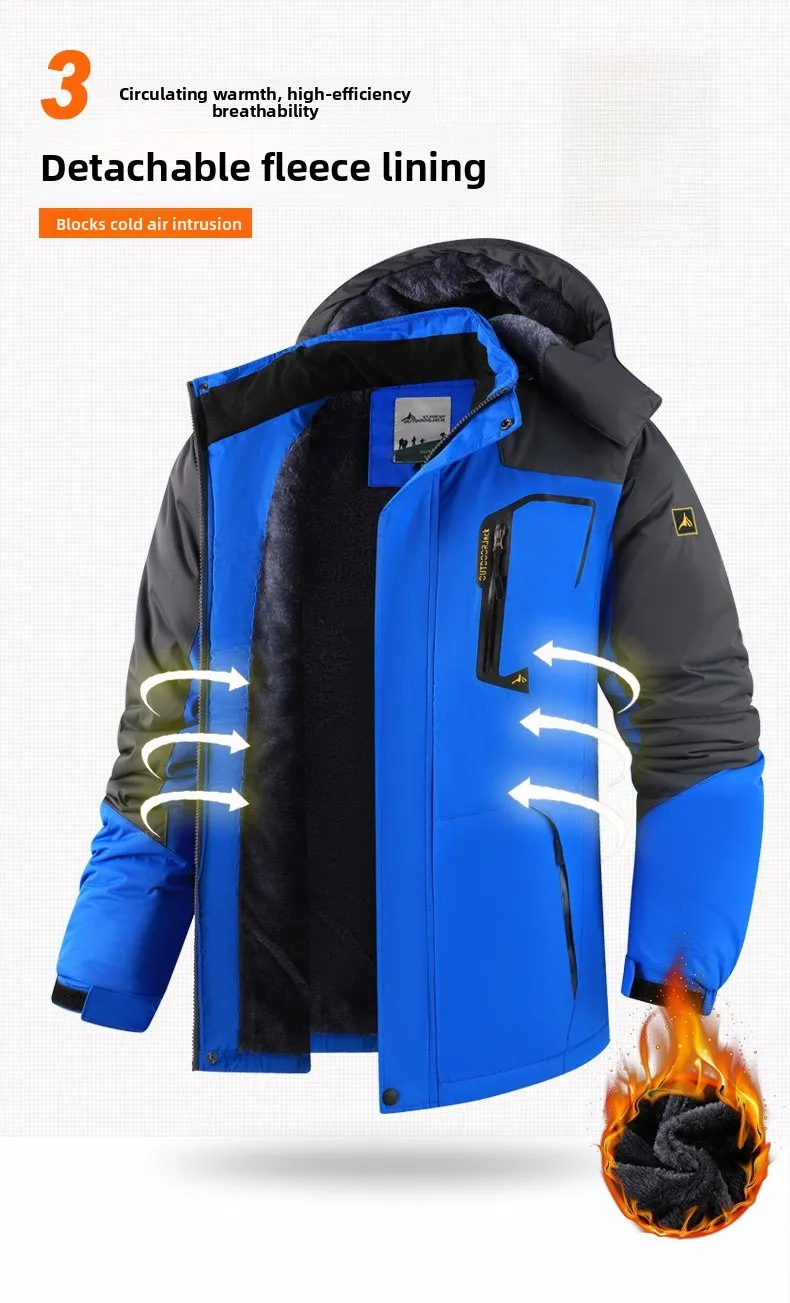 Chaqueta unisex de algodón, cortavientos, transpirable, para actividades al aire libre, - Imagen 21