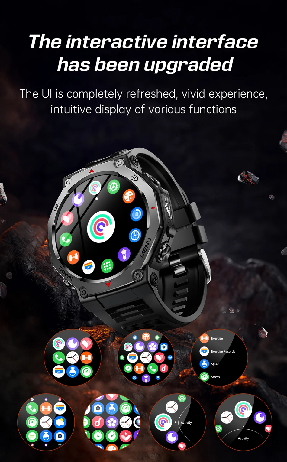 Nuevo reloj inteligente deportivo militar T-Rex 3 - Imagen 39