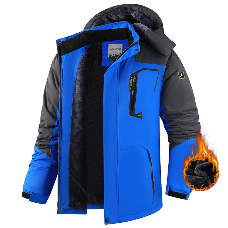 Chaqueta unisex de algodón, cortavientos, transpirable, para actividades al aire libre, - Imagen 3