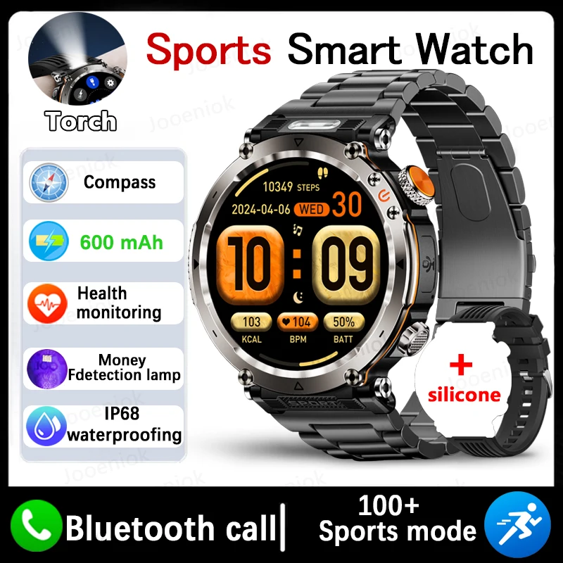 Nuevo reloj inteligente para hombre con batería de 600 mAh - Imagen 8