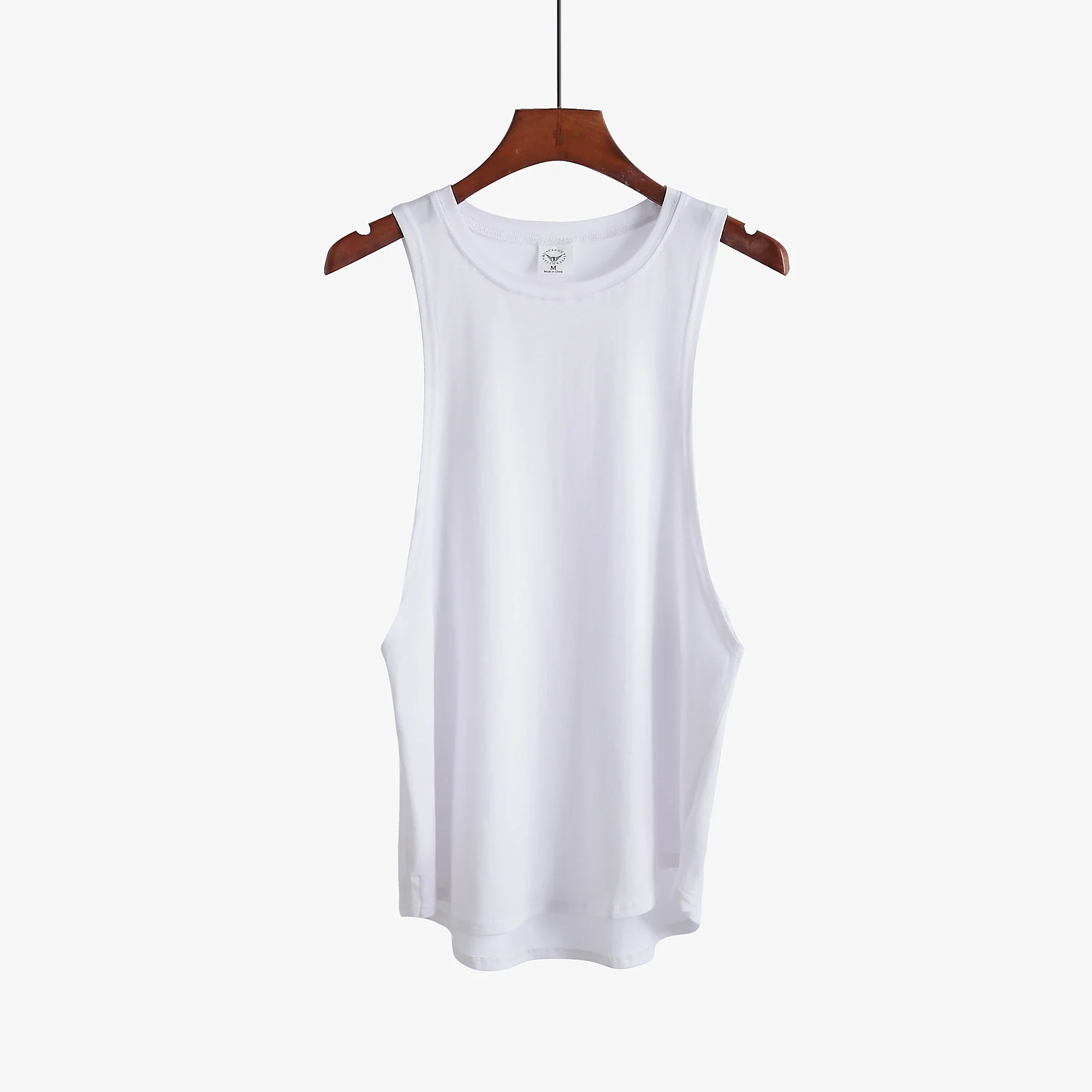 Camiseta sin mangas lisa para hombre - Imagen 5