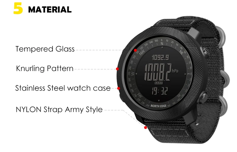 North Edge-relojes deportivos para hombre - Imagen 22