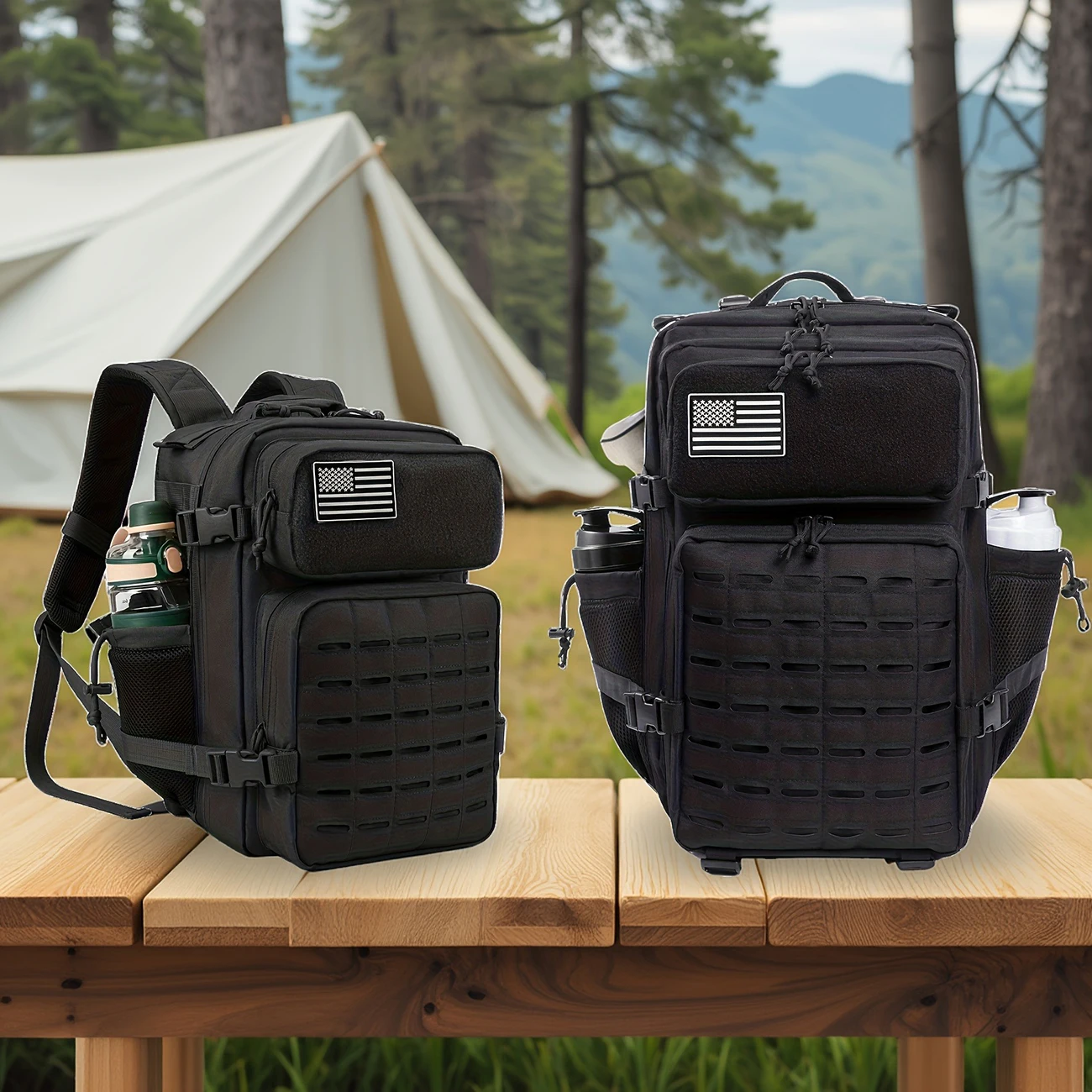 Mochila de senderismo de 25L/45L,