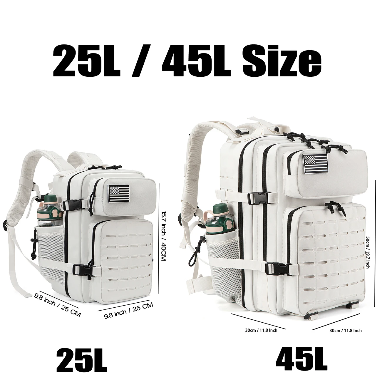Mochila de senderismo de 25L/45L, - Imagen 10