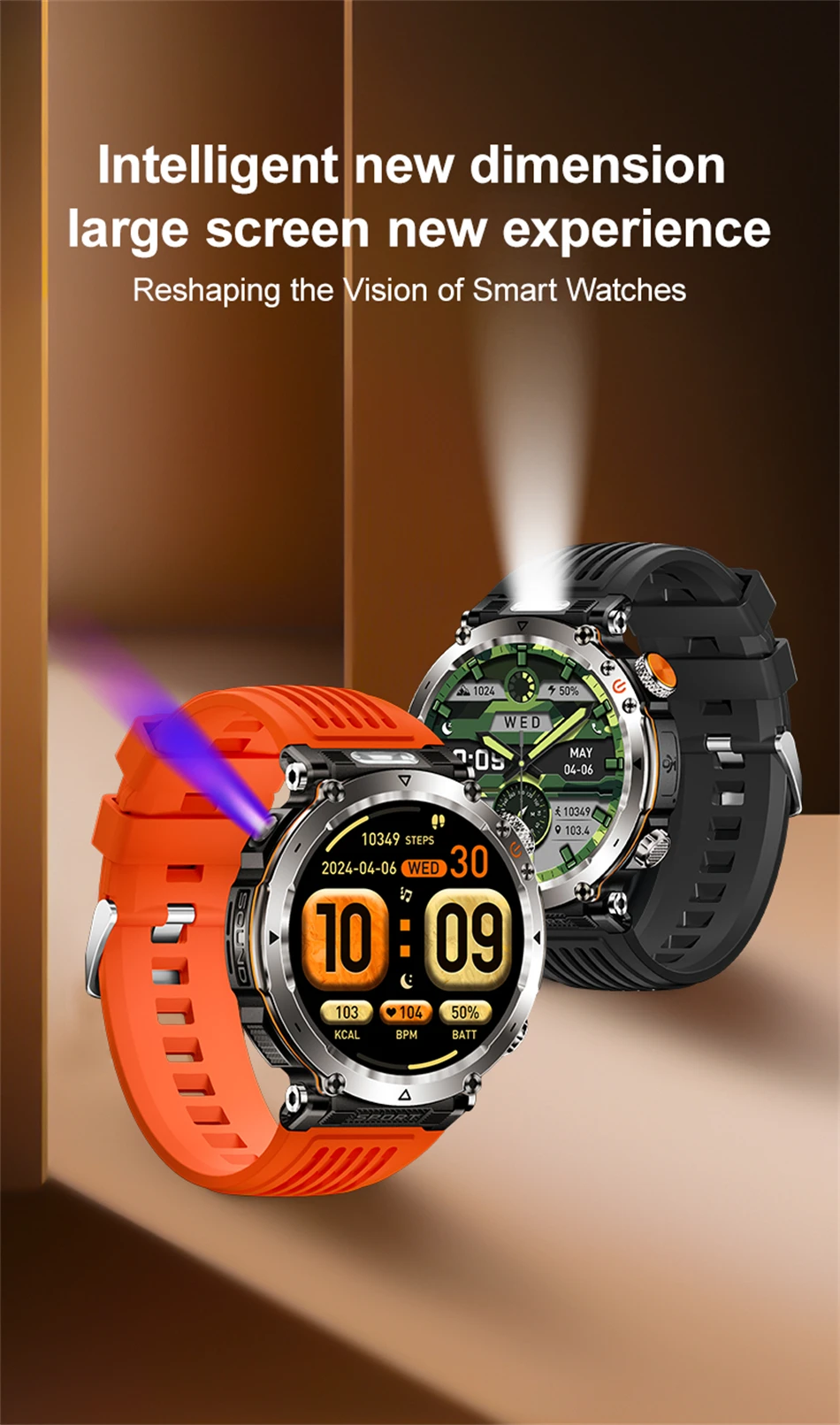 Nuevo reloj inteligente para hombre con batería de 600 mAh - Imagen 15