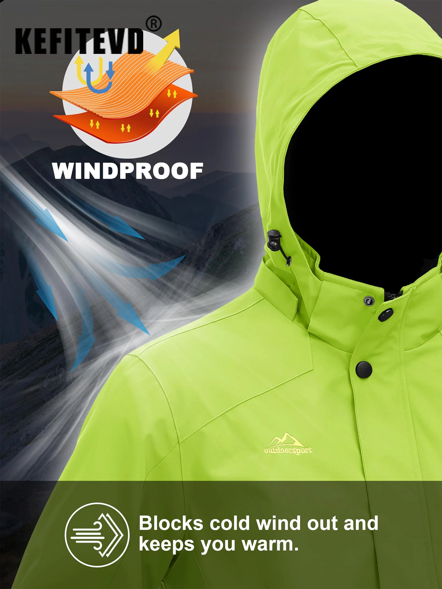 Chaqueta Impermeable Hombre - Imagen 3