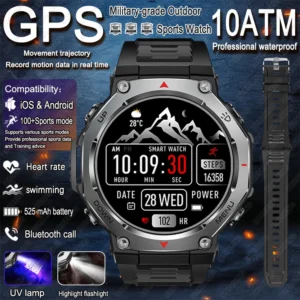 Nuevo reloj inteligente deportivo militar T-Rex 3
