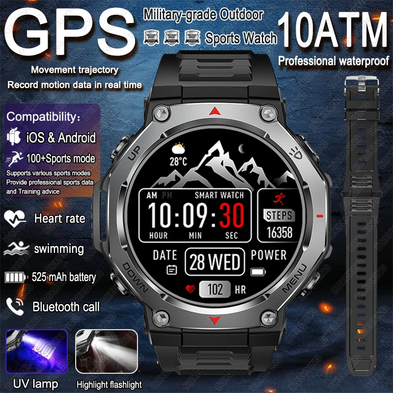Nuevo reloj inteligente deportivo militar T-Rex 3