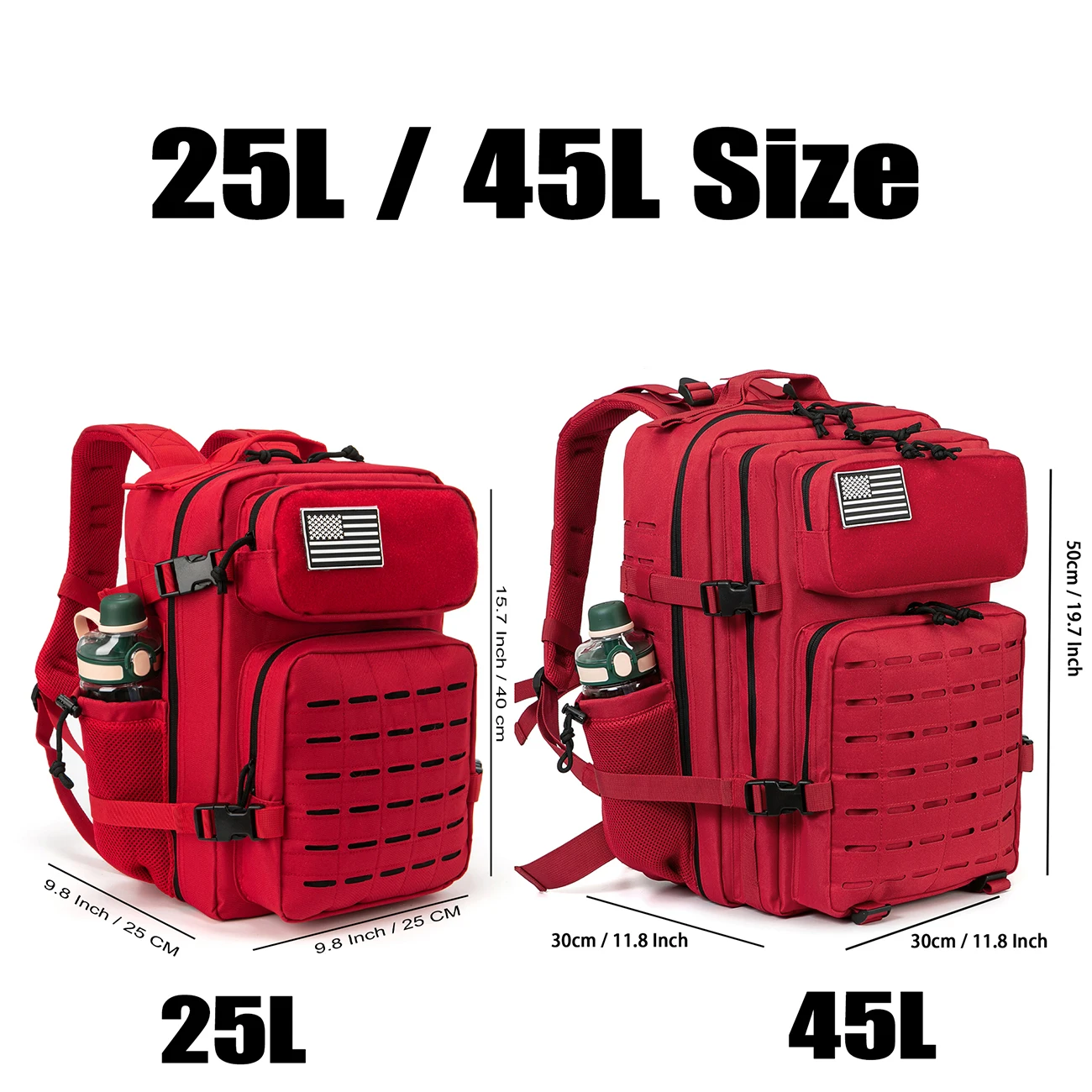 Mochila de senderismo de 25L/45L, - Imagen 9
